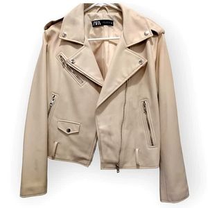 Zara Leather Jacket without belt